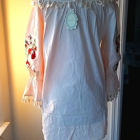 Velzera Boho๐ผ Embroidered Summer Festival Dress - Picture 7 of 9